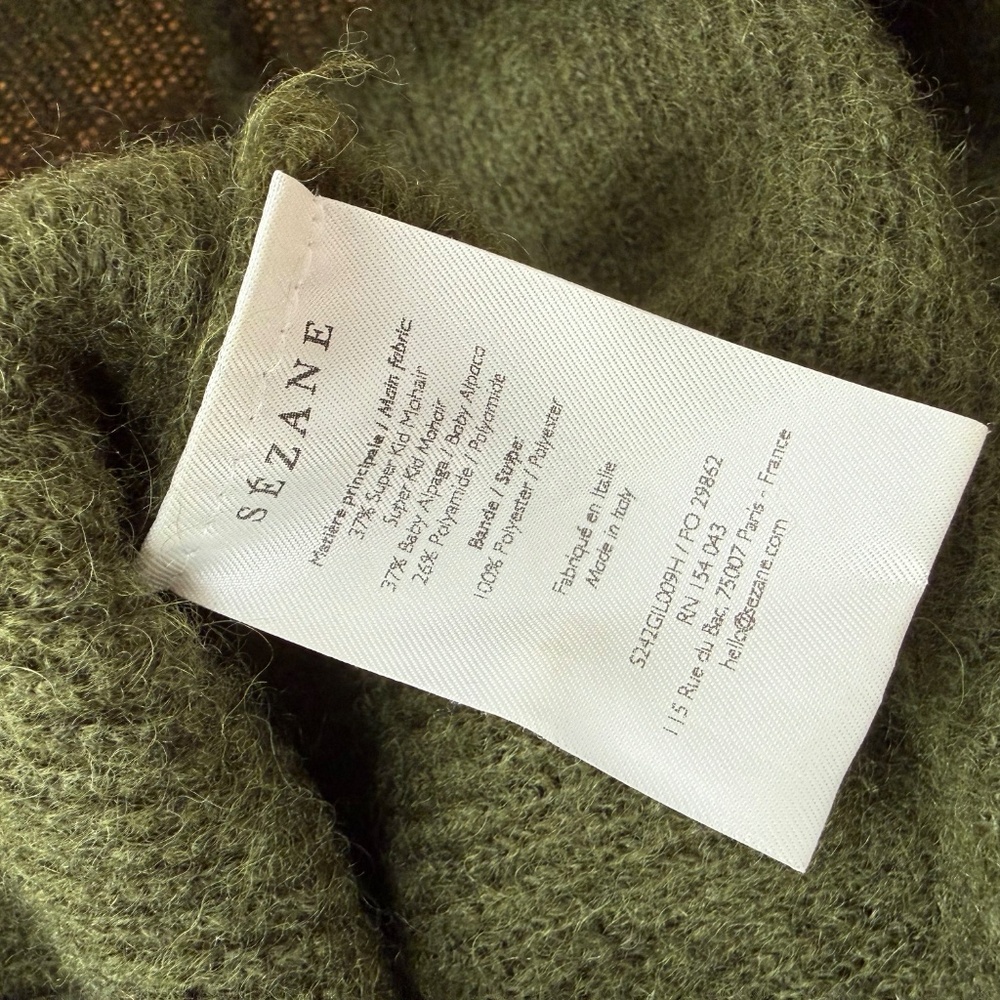 Sezane Gaspard Cardigan, perfect green - Picture 5 of 5